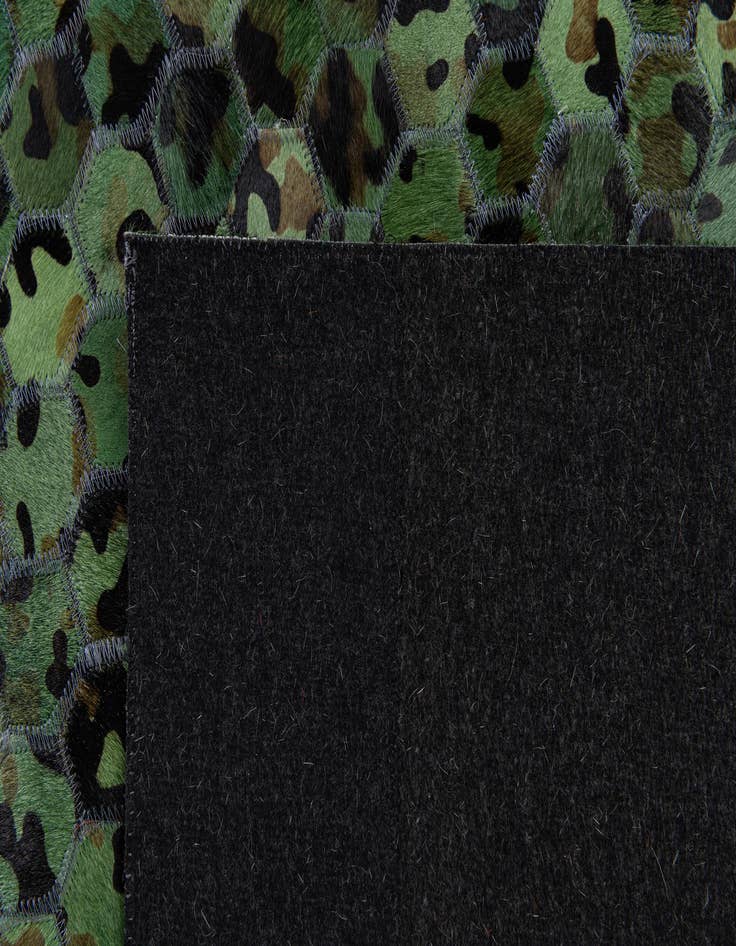 Detail image of 5' 1 x 8' Cowhide Stocks Rug