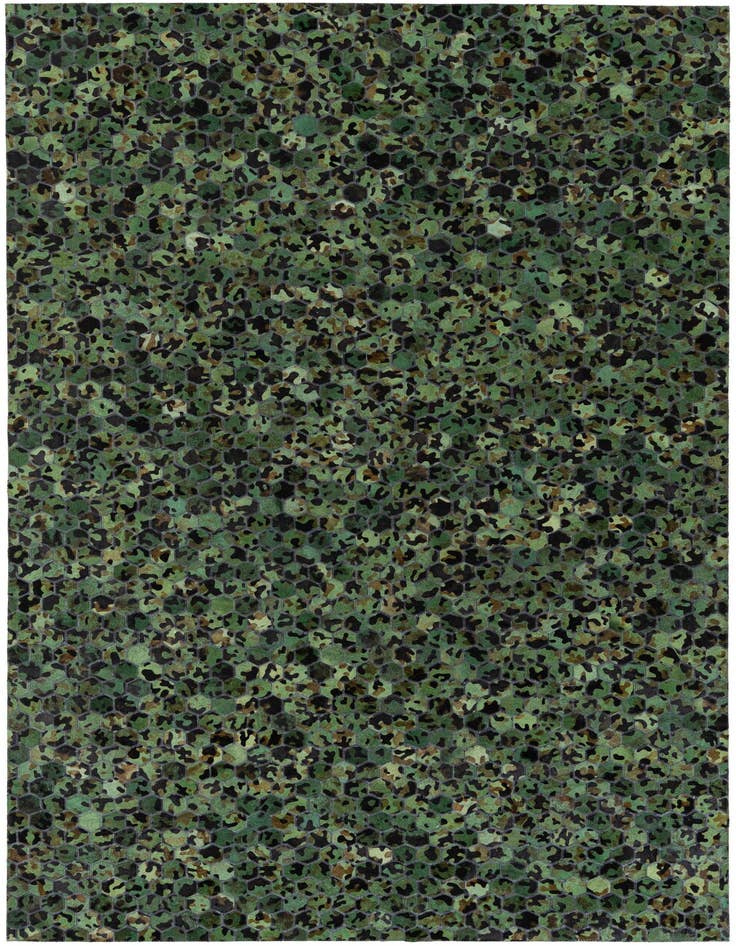 Detail image of 5' 1 x 8' Cowhide Stocks Rug