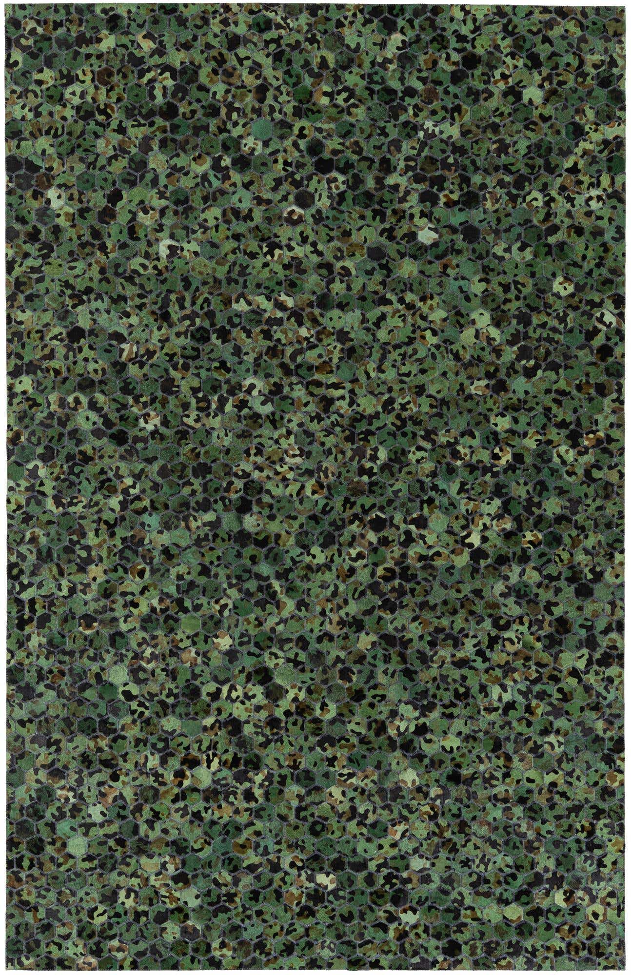 5' 1 x 8' Cowhide Stocks Rug