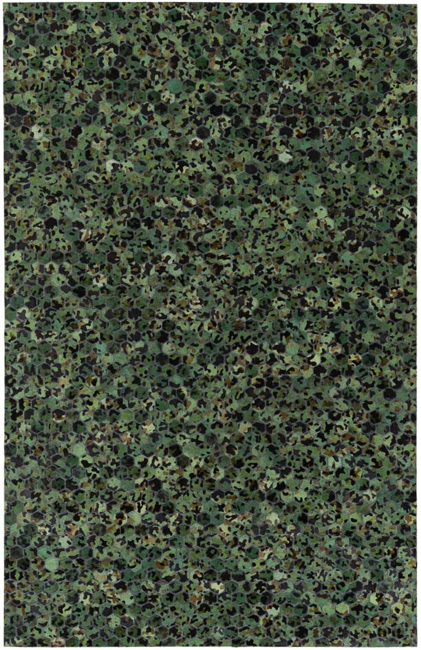 Detail image of 5' 1 x 8' Cowhide Stocks Rug