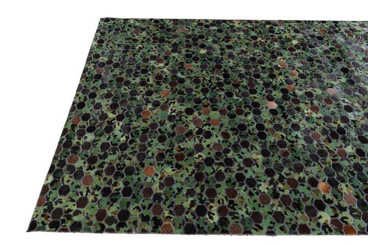 5' x 7' 10 Cowhide Stocks Rug