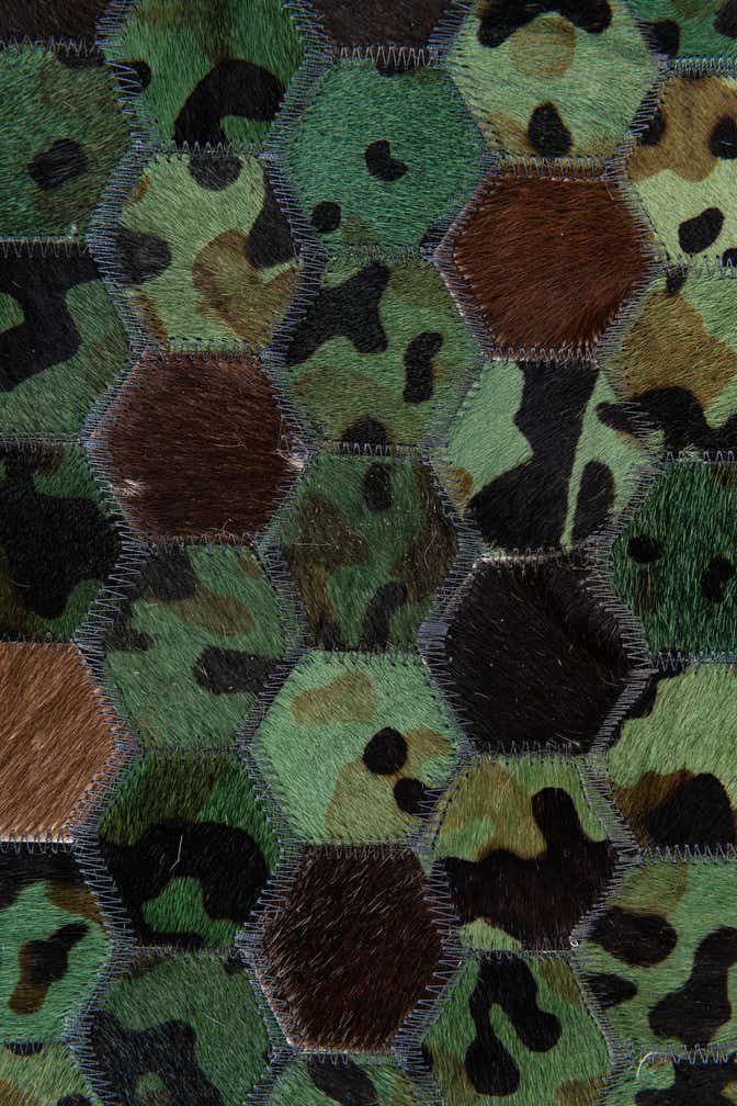 5' x 7' 10 Cowhide Stocks Rug