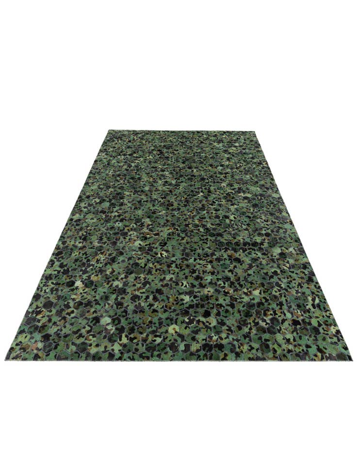 Detail image of 5' x 7' 9 Cowhide Stocks Rug