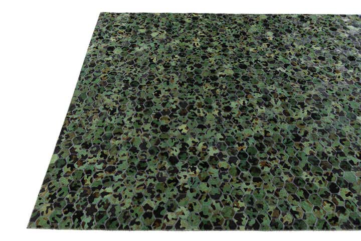 5' x 7' 9 Cowhide Stocks Rug