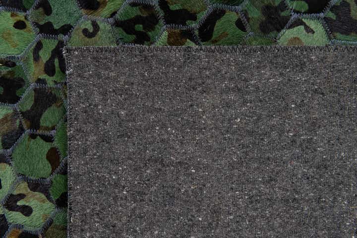 5' x 7' 9 Cowhide Stocks Rug