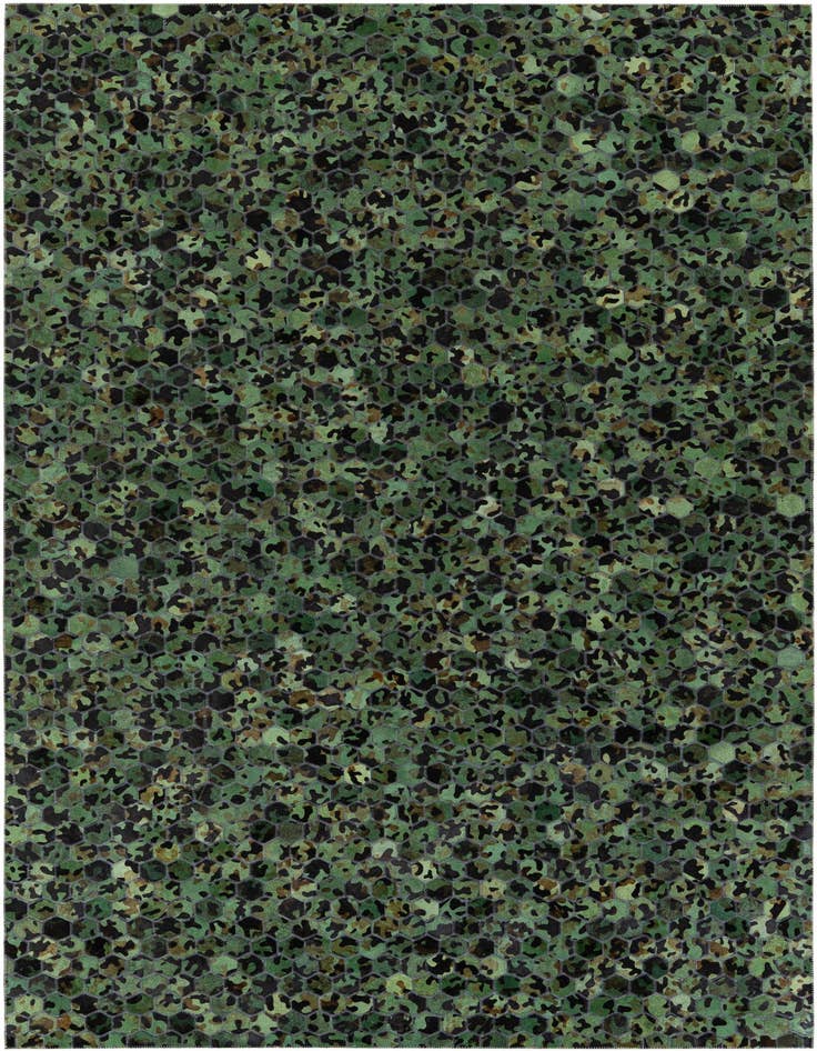 Detail image of 5' x 7' 9 Cowhide Stocks Rug