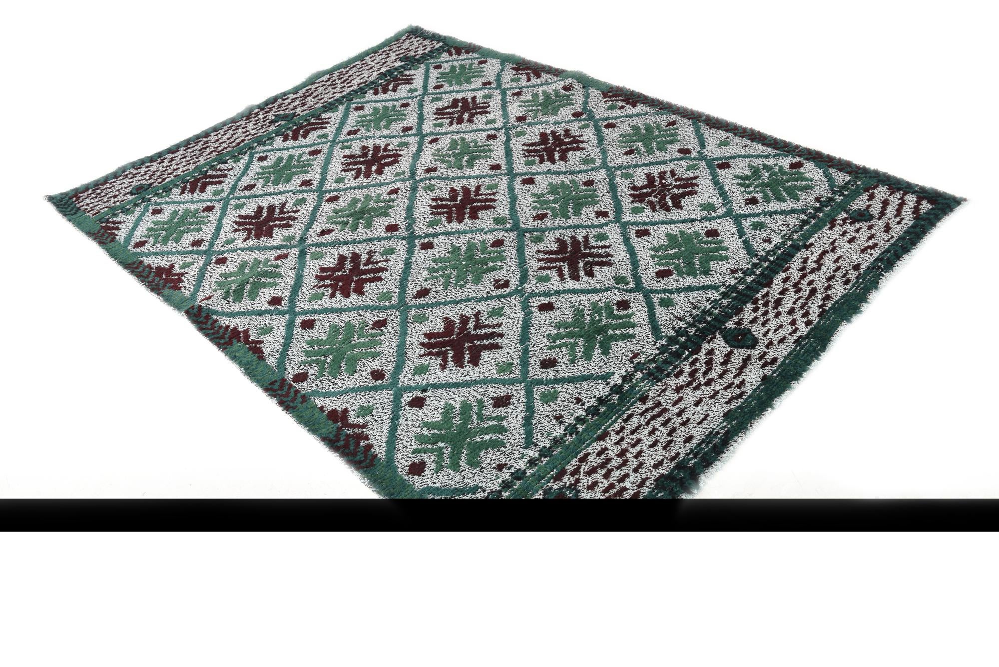 4' 10 x 6' 11 Hand Knotted Darya Wool Rug