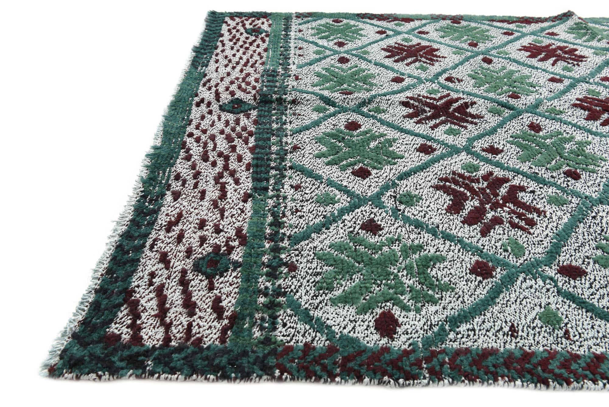4' 10 x 6' 11 Hand Knotted Darya Wool Rug