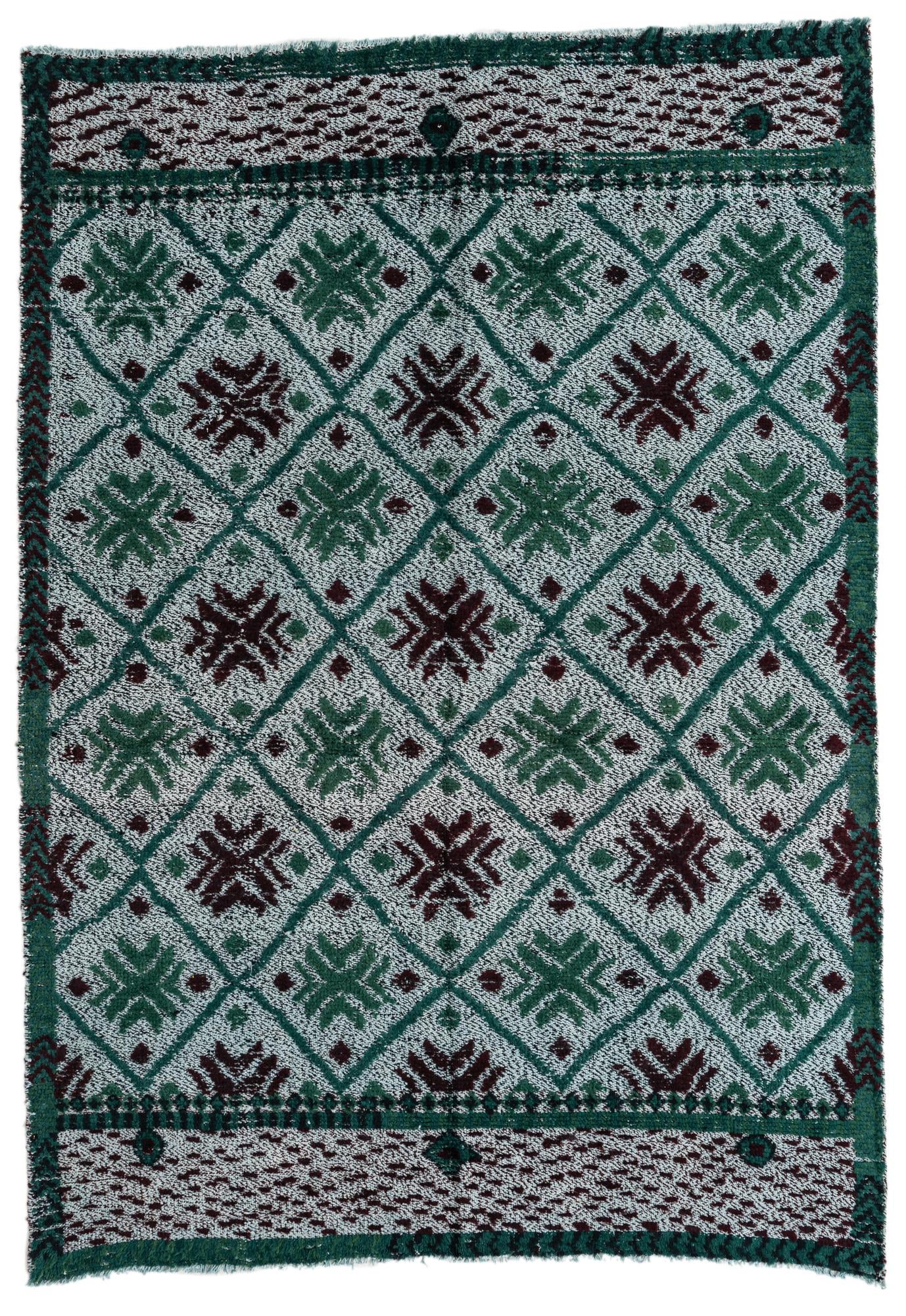4' 10 x 6' 11 Hand Knotted Darya Wool Rug