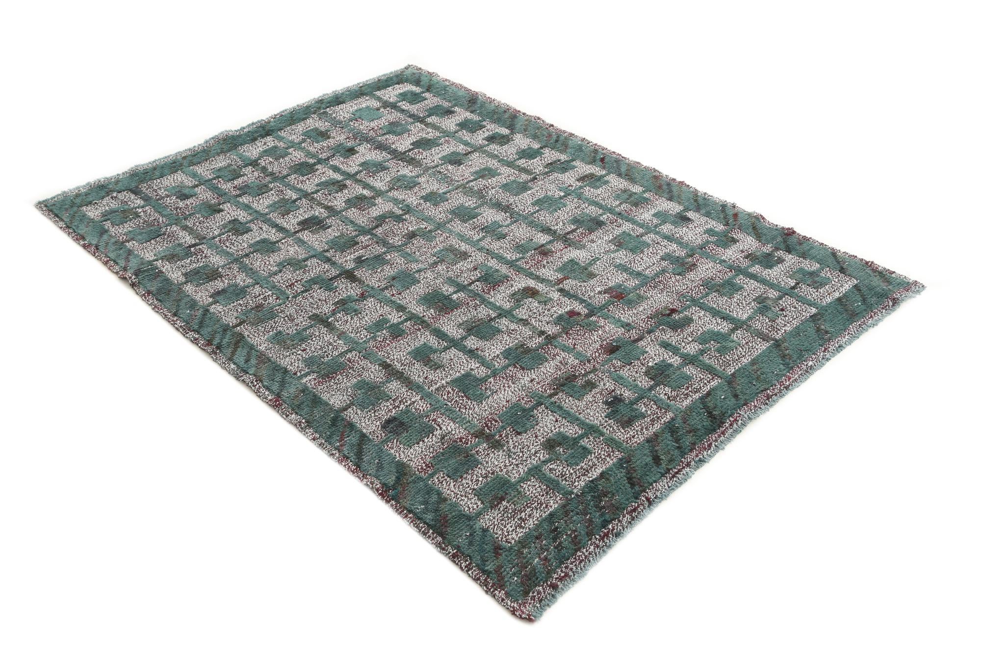 5' x 6' 8 Hand Knotted Darya Wool Rug