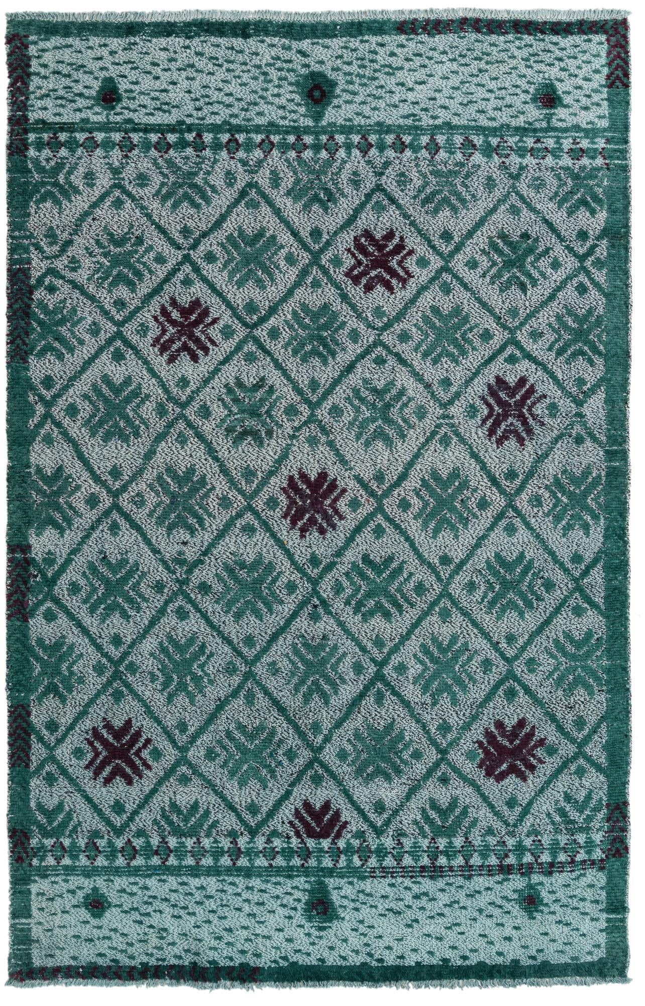 5' 5 x 8' 1 Hand Knotted Darya Wool Rug