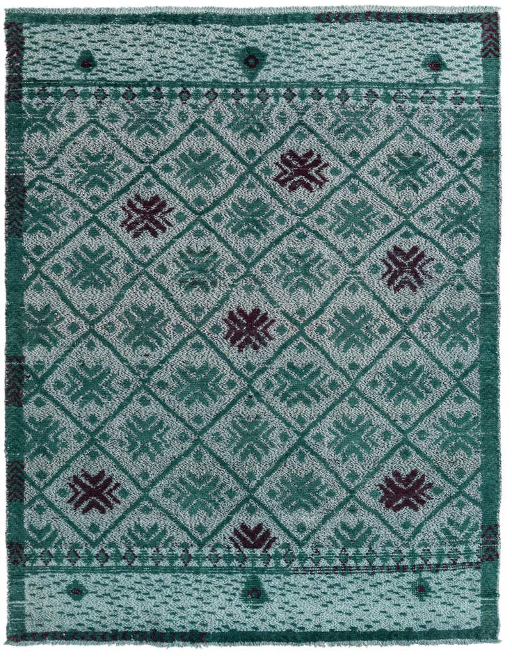 Detail image of 5' 5 x 8' 1 Hand Knotted Darya Wool Rug