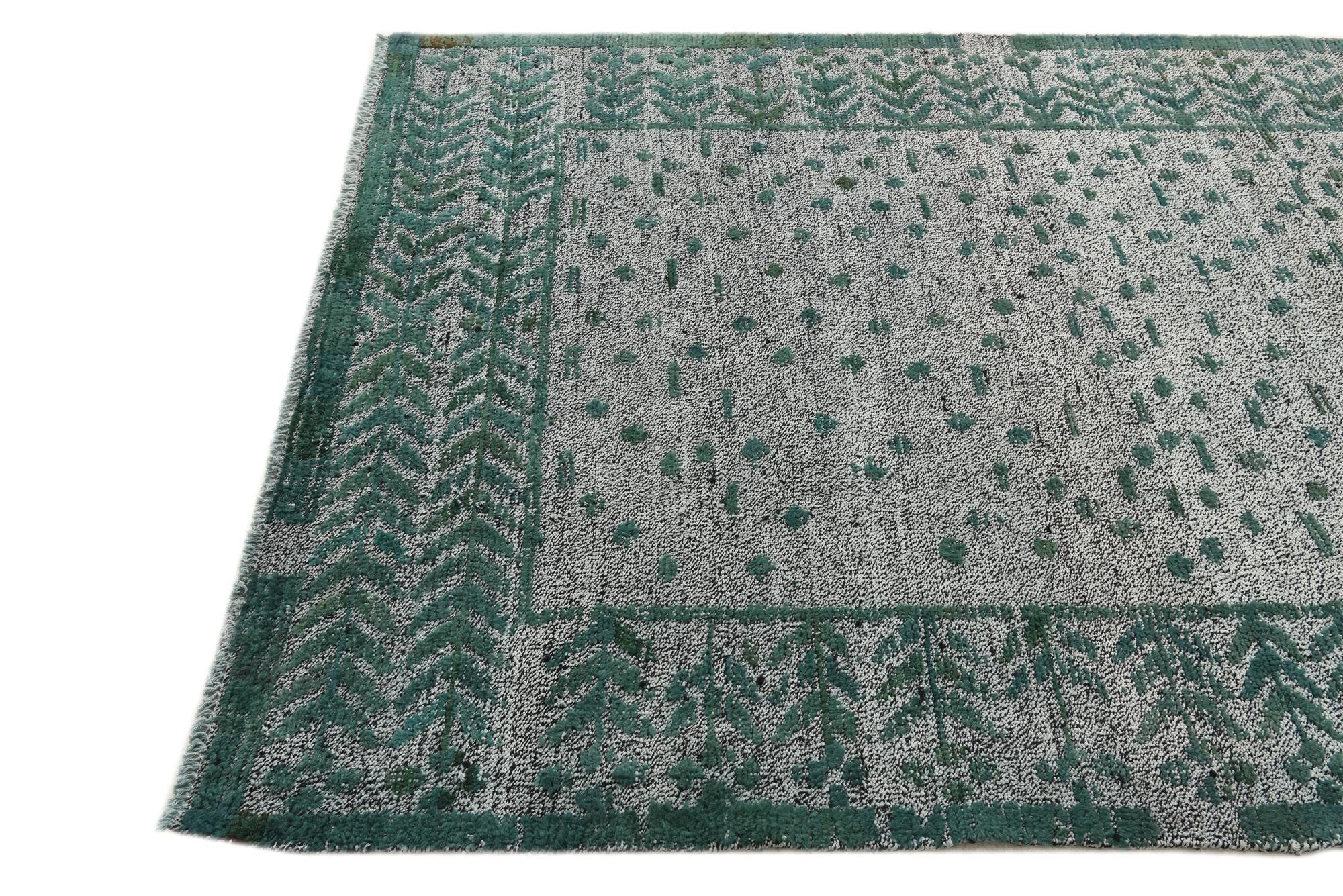 5' 3 x 6' 10 Hand Knotted Darya Wool Rug