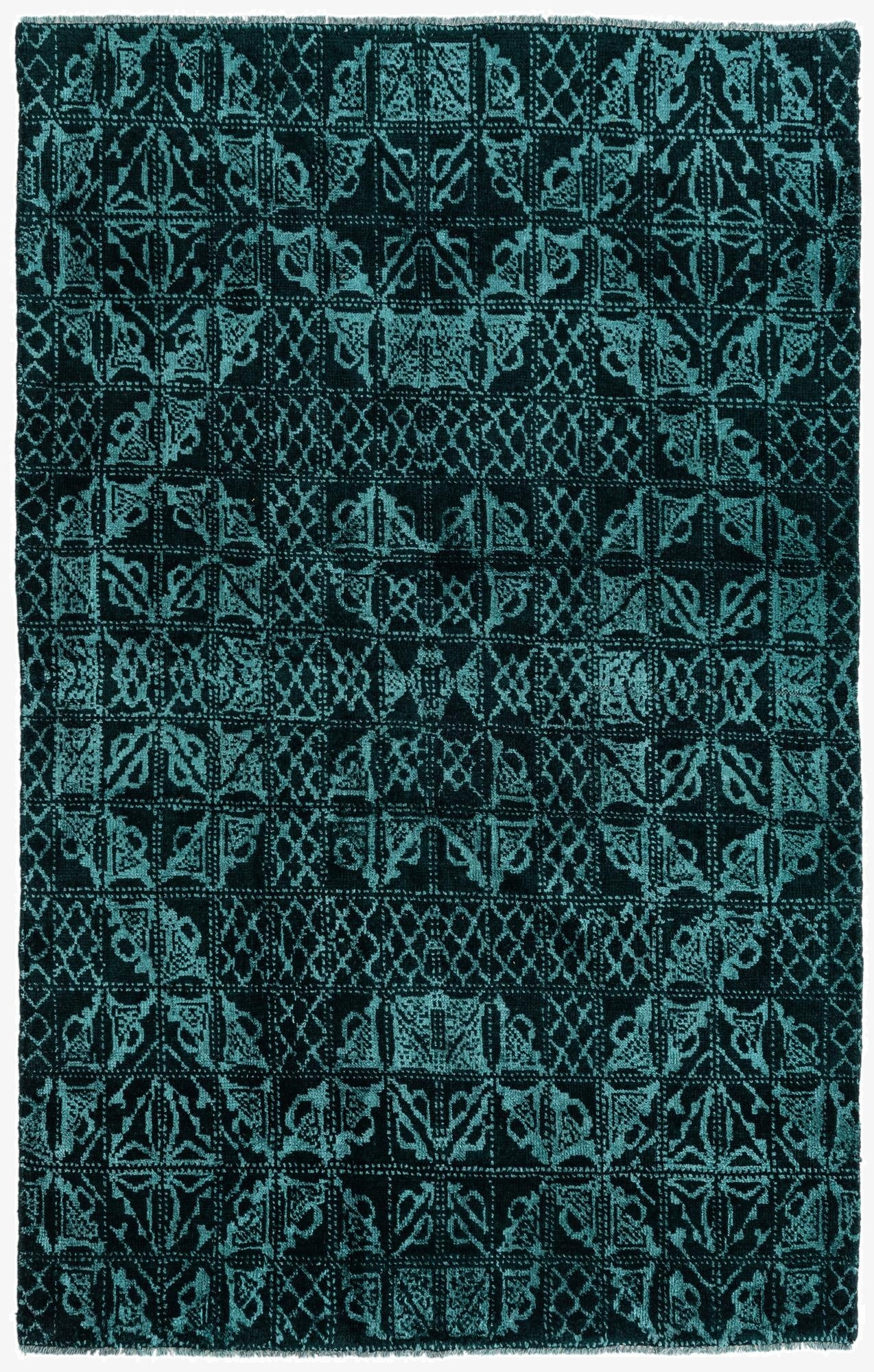 5' x 8'  Hand Knotted Darya Rug