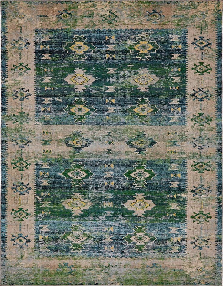 Detail image of 10' 6 x 16' 5 Washable El Paso Rug