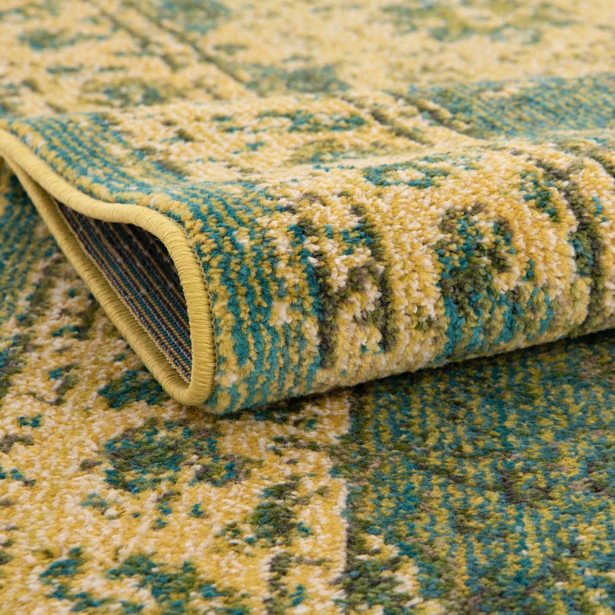 5' x 8' Washable Fleur Rug