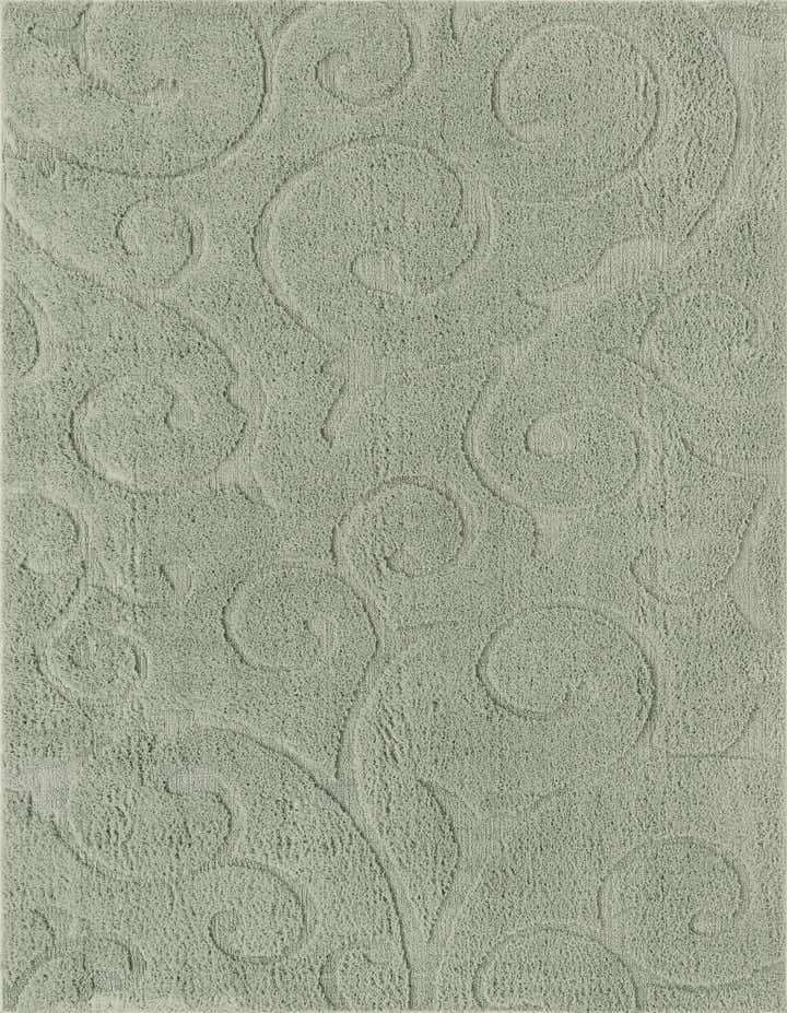 245cm x 305cm Floral Shag Teppich