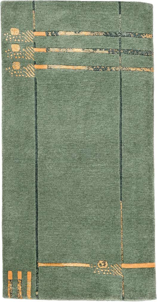 2' 5 x 4' 8 Hand Knotted Gabbeh Rug