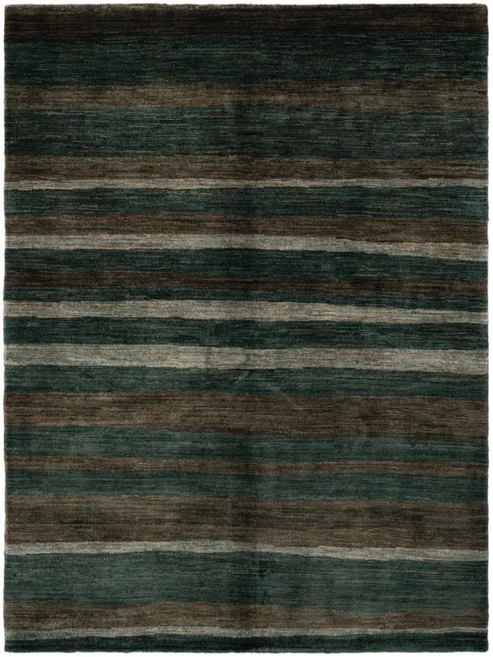 Detail image of 5' x 6' 9 Hand Knotted Gabbeh Wool Rug