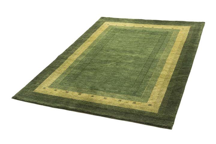 5' x 6' 8 Hand Knotted Gabbeh Wool Rug