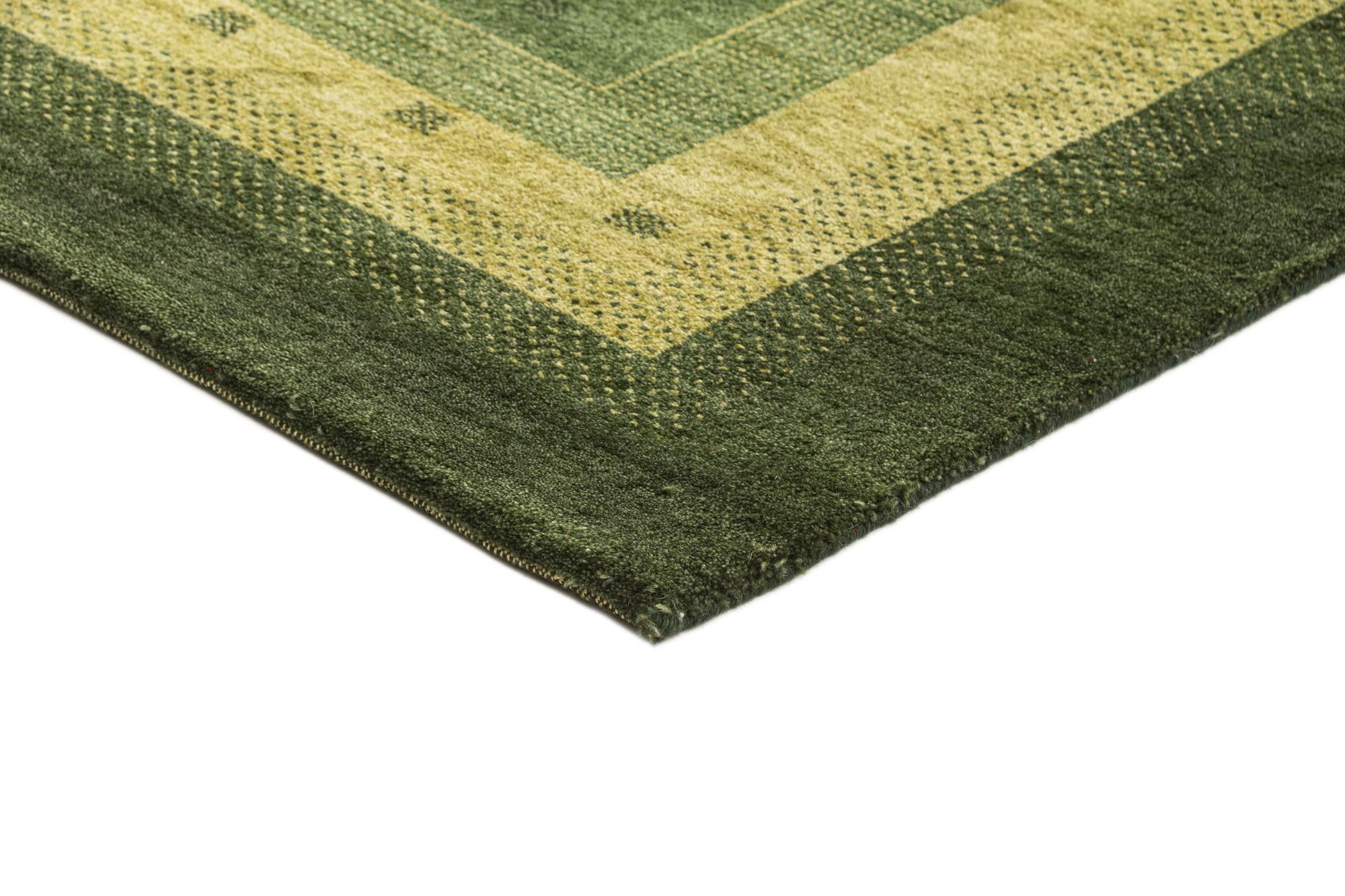5' x 6' 8 Hand Knotted Gabbeh Wool Rug