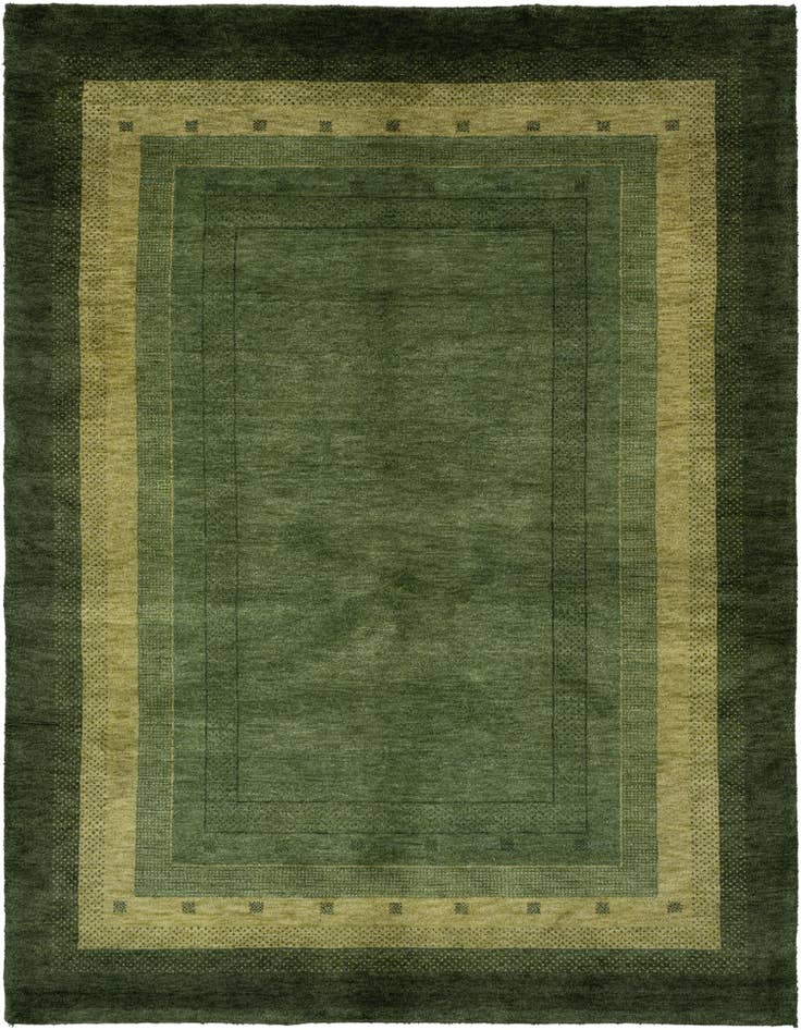 Detail image of 5' x 6' 8 Hand Knotted Gabbeh Wool Rug