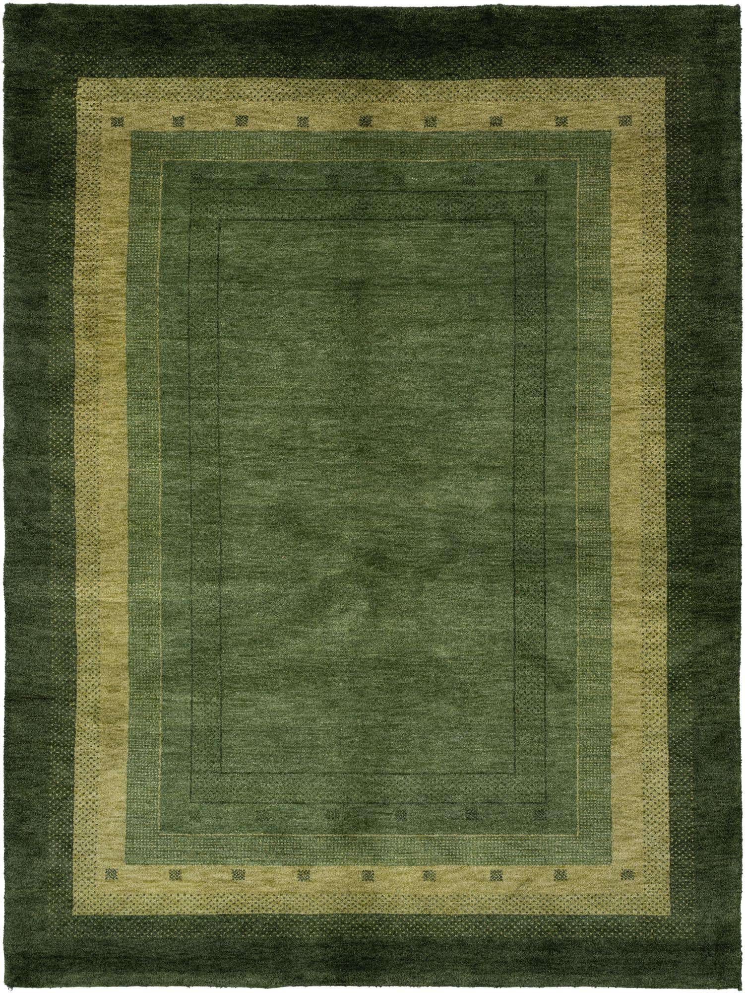 5' x 6' 8 Hand Knotted Gabbeh Wool Rug