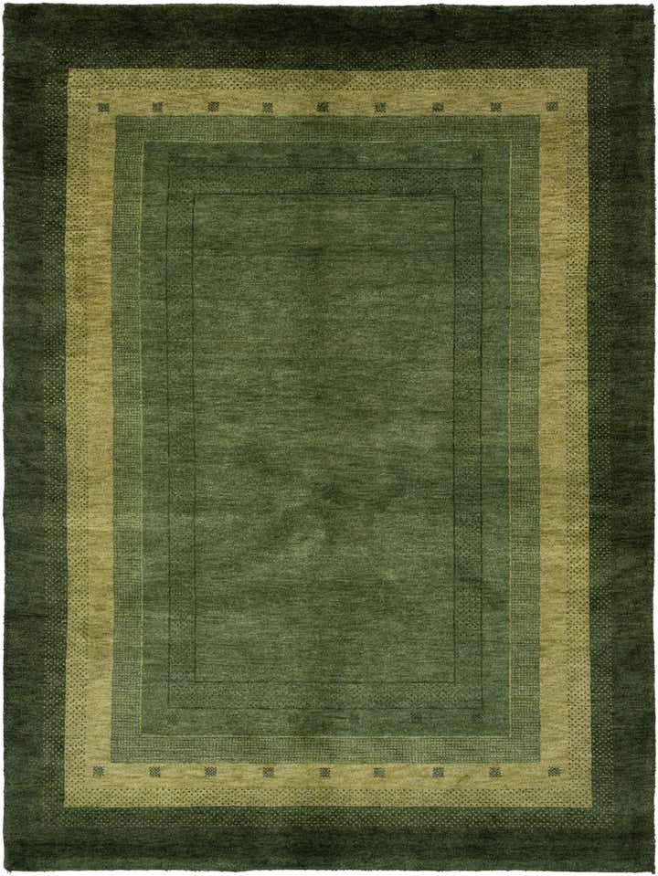 5' x 6' 8 Hand Knotted Gabbeh Wool Rug