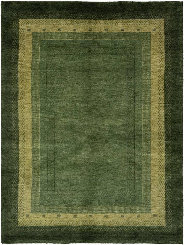 Detail image of 5' x 6' 8 Hand Knotted Gabbeh Wool Rug