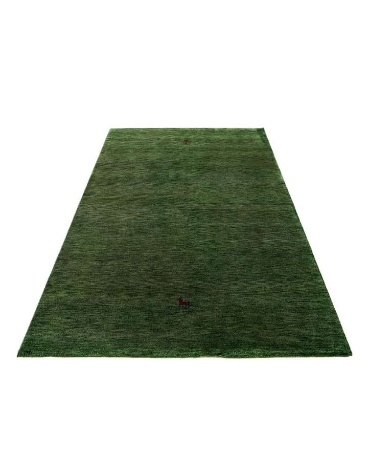 4' x 6' Hand Knotted Gabbeh Wool Rug