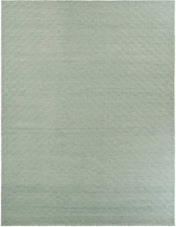 Detail image of 10' x 14' 1 Hand Woven Geo Trellis Flatweave Rug