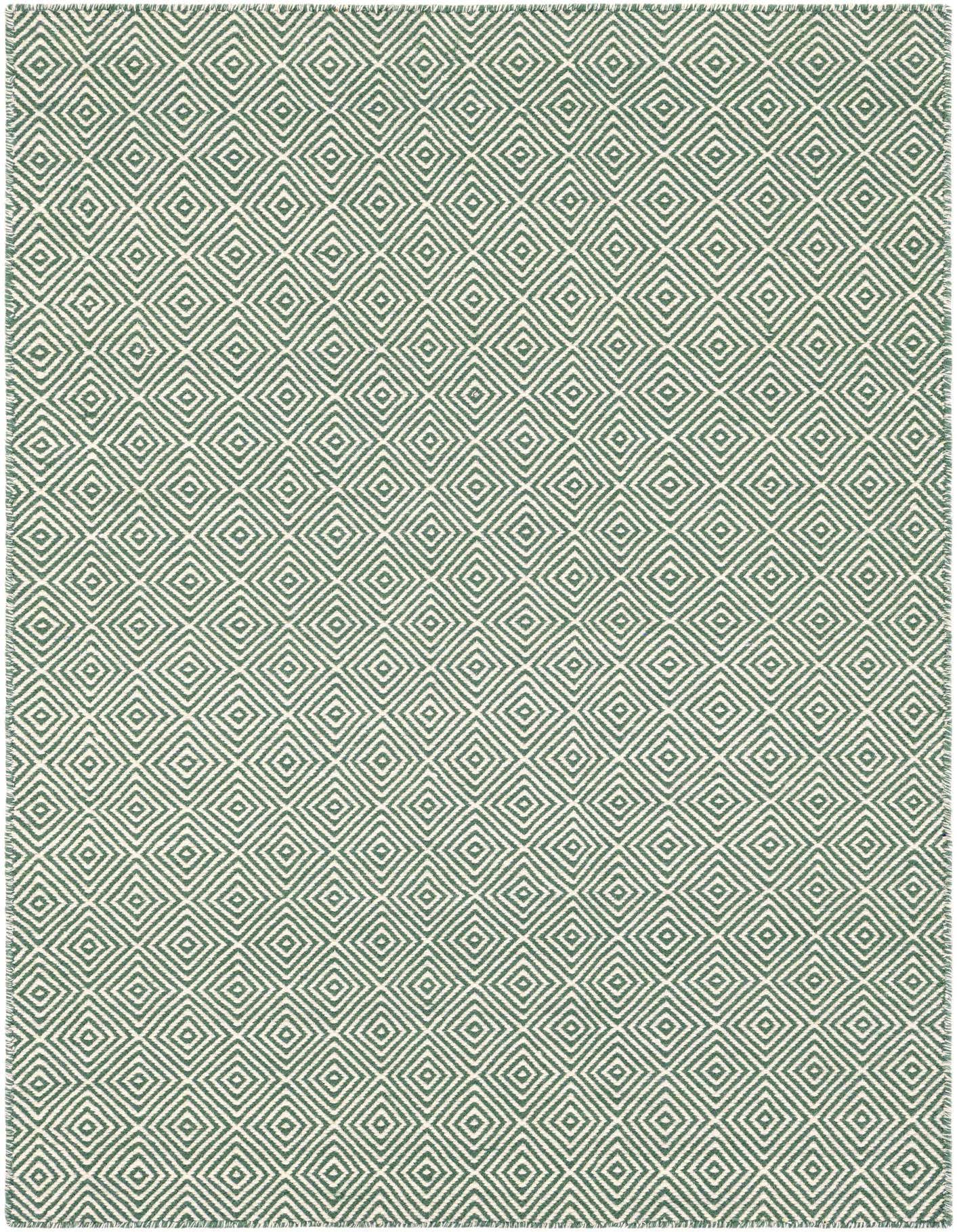 4' 1 x 6' 1 Hand Woven Geo Trellis Flatweave Rug