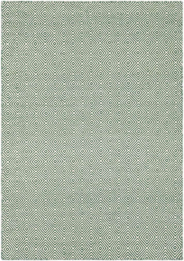 4' 1 x 6' 1 Hand Woven Geo Trellis Flatweave Rug
