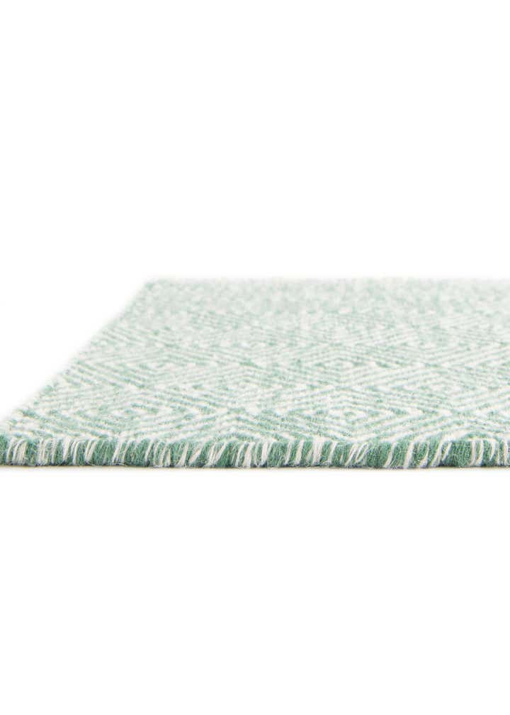 6' 1 x 9' Hand Woven Geo Trellis Flatweave Rug