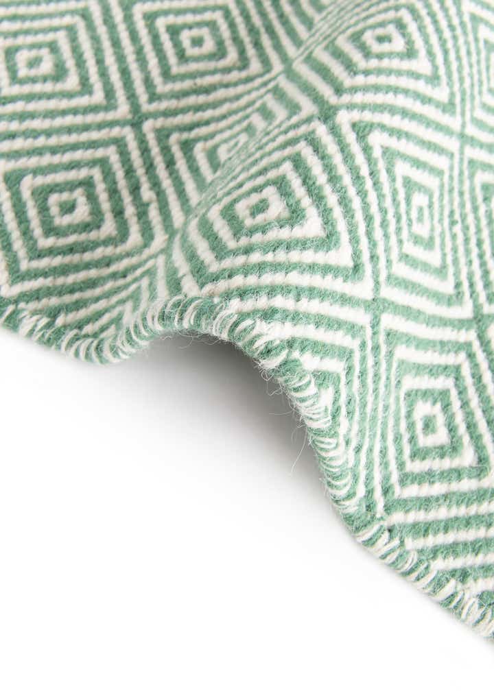 6' 1 x 9' Hand Woven Geo Trellis Flatweave Rug