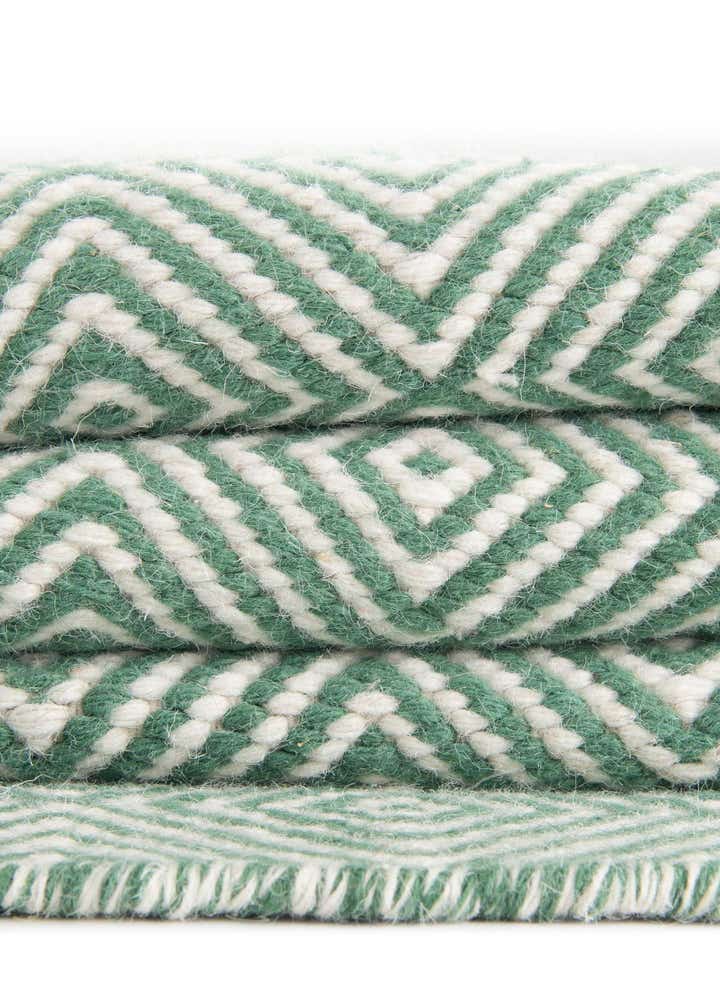 6' 1 x 9' Hand Woven Geo Trellis Flatweave Rug
