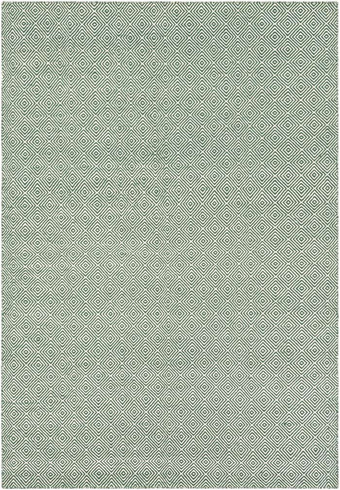 6' 1 x 9' Hand Woven Geo Trellis Flatweave Rug