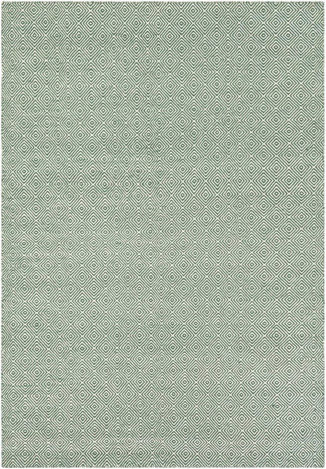 Detail image of 6' 1 x 9' Hand Woven Geo Trellis Flatweave Rug