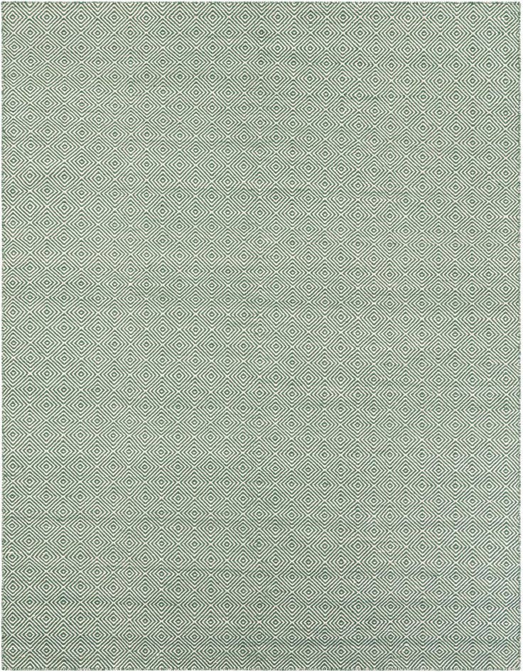Detail image of 7' 10 x 10' Hand Woven Geo Trellis Flatweave Rug