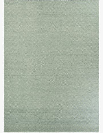 Green Hand Woven Geo Trellis Flatweave Rug