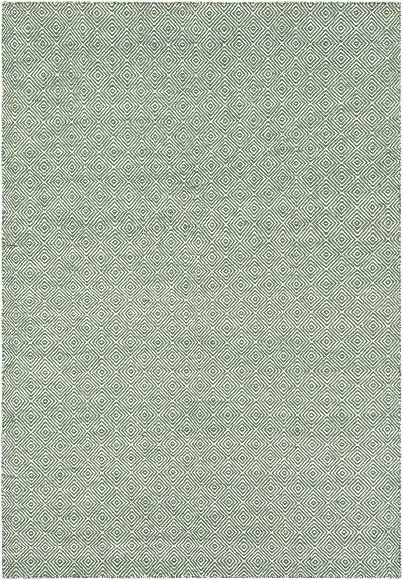 Primary image 6' 1 x 9'  Hand Woven Geo Trellis Flatweave Rug