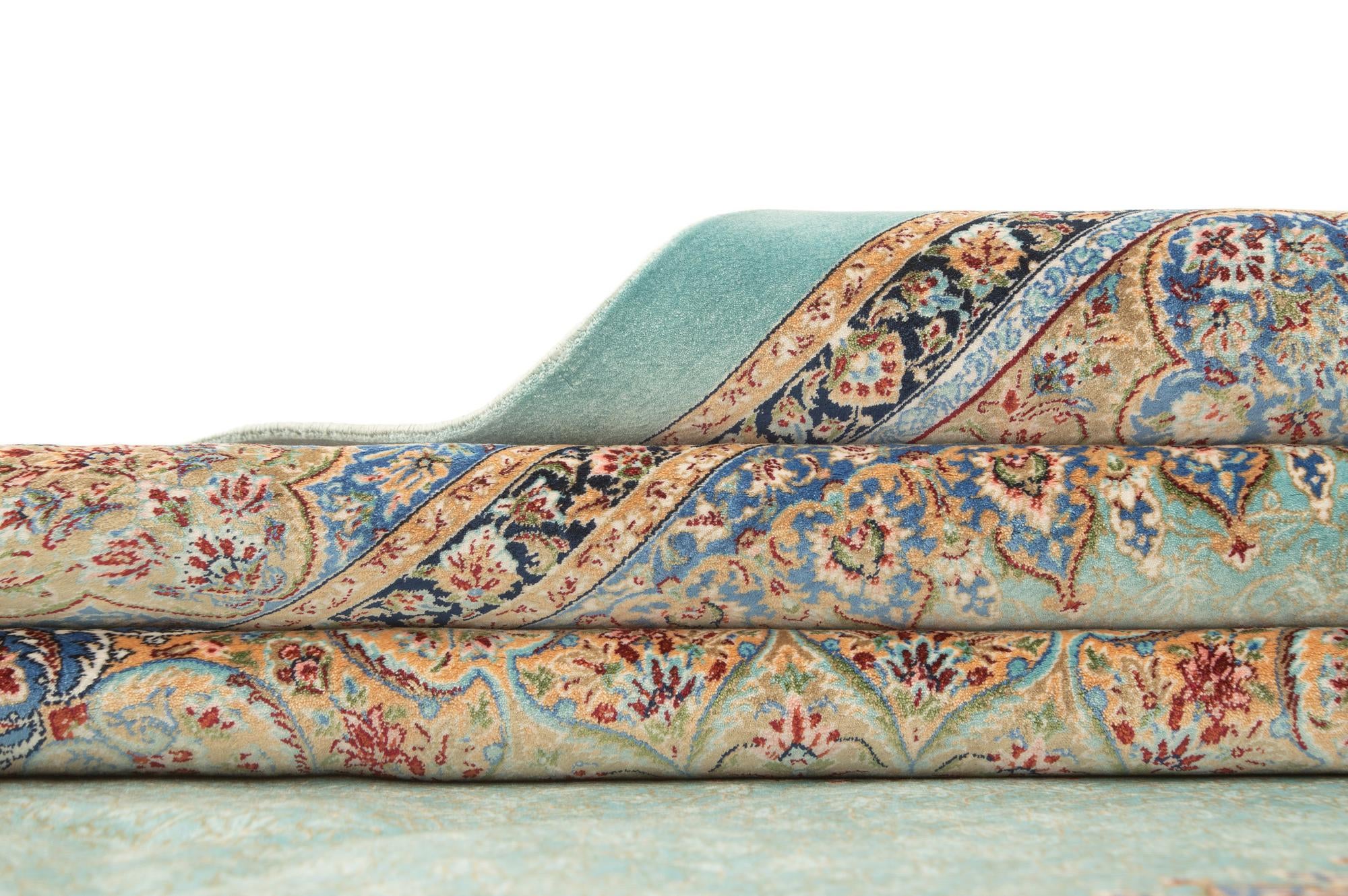 4' 9 x 7' 5 Ghom Design Rug