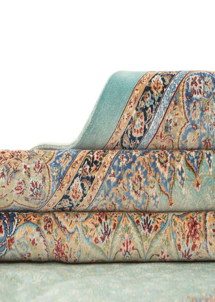 4' 9 x 7' 5 Ghom Design Rug