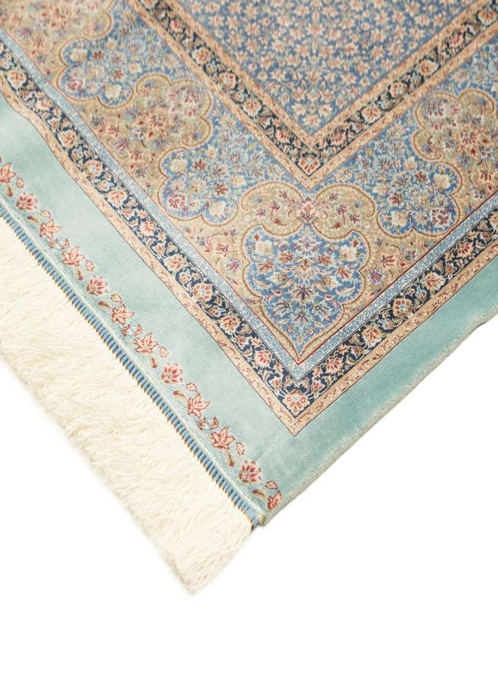 4' 9 x 7' 5 Ghom Design Rug