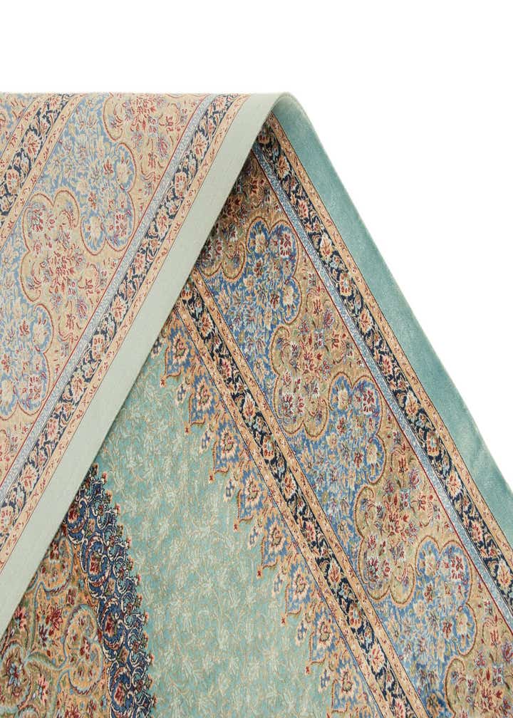 4' 9 x 7' 5 Ghom Design Rug