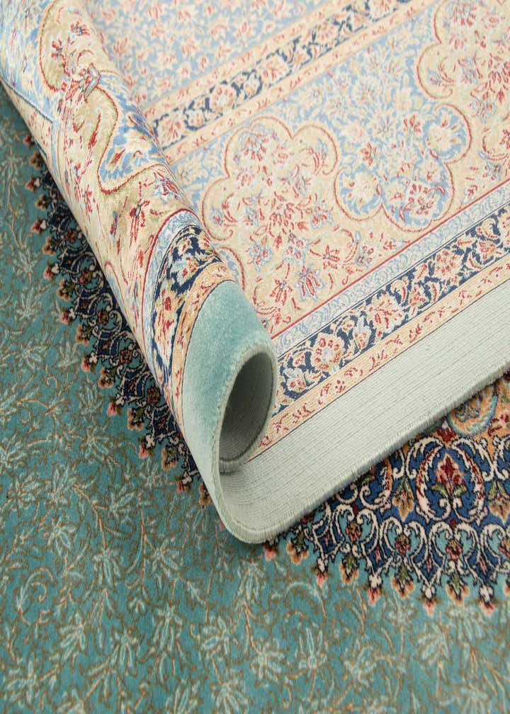 4' 9 x 7' 5 Ghom Design Rug