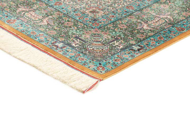 4' 10 x 7' 4 Ghom Design Rug