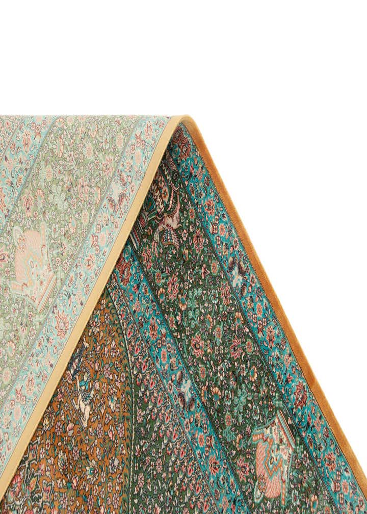 4' 10 x 7' 4 Ghom Design Rug