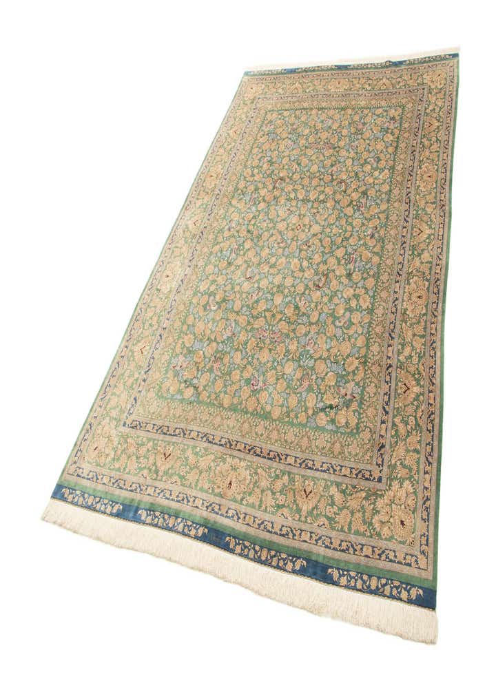 6' 8 x 10' 1 Ghom Design Rug