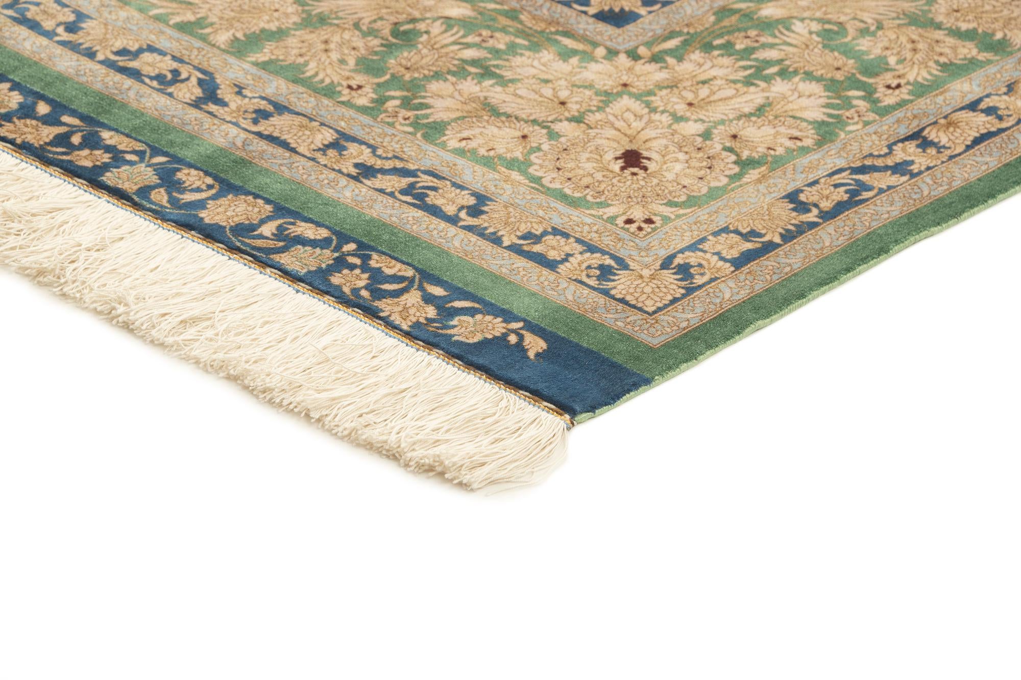 6' 8 x 10' 1 Ghom Design Rug